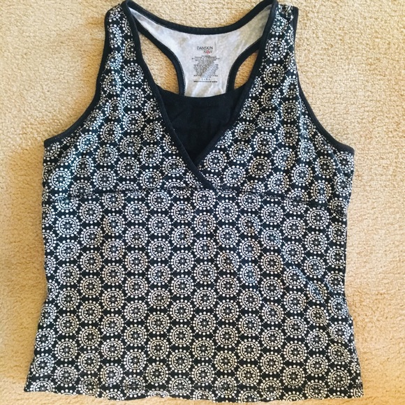 danskin tank tops with bra